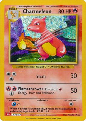 Charmeleon card from Trading Card Game Classic
