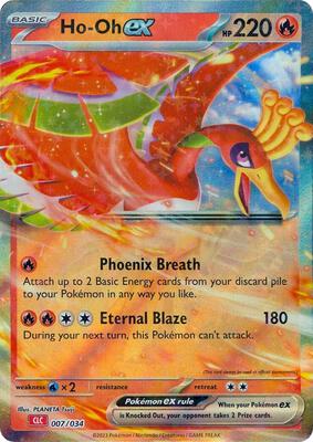Ho-oh ex card from Trading Card Game Classic