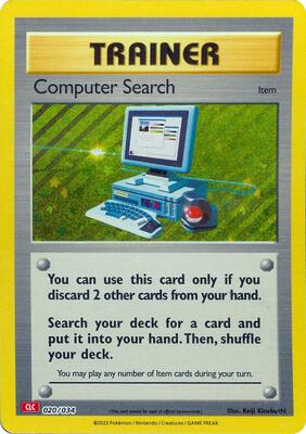 Computer Search (CLC) card from Trading Card Game Classic