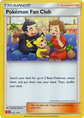 Pokemon Fan Club (CLC) card from Trading Card Game Classic