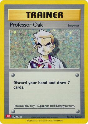Professor Oak (CLC) card from Trading Card Game Classic
