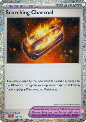 Scorching Charcoal card from Trading Card Game Classic