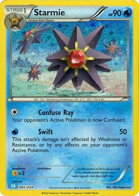 Starmie card from Trading Card Game Classic