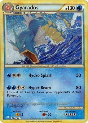 Gyarados card from Trading Card Game Classic