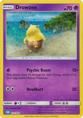 Drowzee card from Trading Card Game Classic