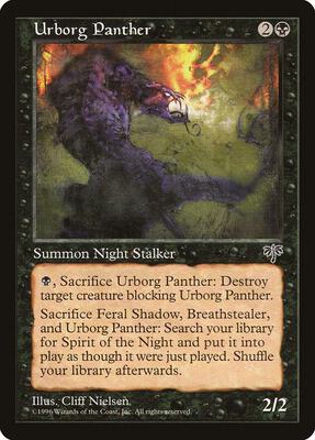 Urborg Panther card from Mirage
