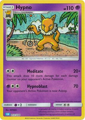 Hypno card from Trading Card Game Classic