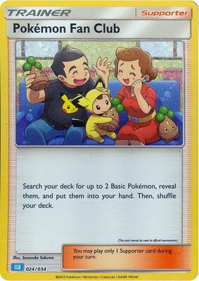 Pokemon Fan Club (CLB) card from Trading Card Game Classic