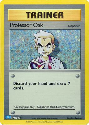 Professor Oak (CLB) card from Trading Card Game Classic