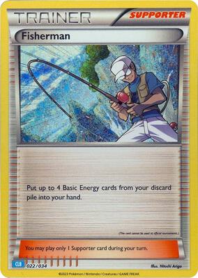 Fisherman card from Trading Card Game Classic
