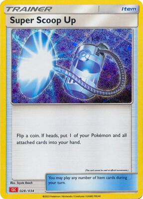 Super Scoop Up card from Trading Card Game Classic