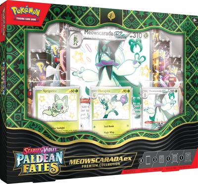 Paldean Fates Premium Collection [Meowscarada ex] card from SV: Paldean Fates