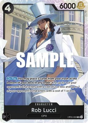 Rob Lucci (093) card from Awakening of the New Era