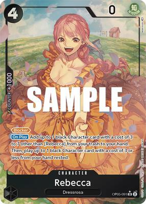 Rebecca (Alternate Art) card from Awakening of the New Era
