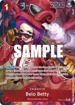 Belo Betty (015) (Alternate Art) card from Awakening of the New Era