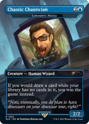 Chaotic Chaotician - Laboratory Maniac card from Secret Lair Drop Series