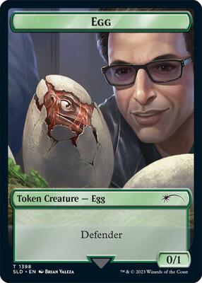 Egg Token card from Secret Lair Drop Series