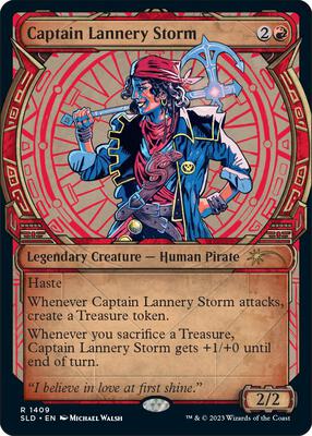 Captain Lannery Storm card from Secret Lair Drop Series
