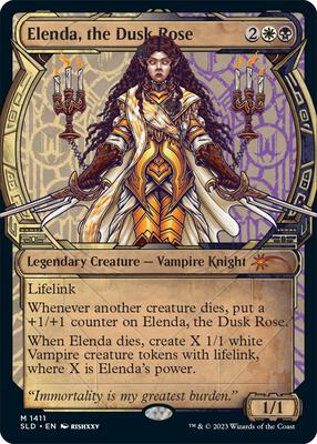 Elenda, the Dusk Rose card from Secret Lair Drop Series