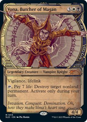 Vona, Butcher of Magan card from Secret Lair Drop Series