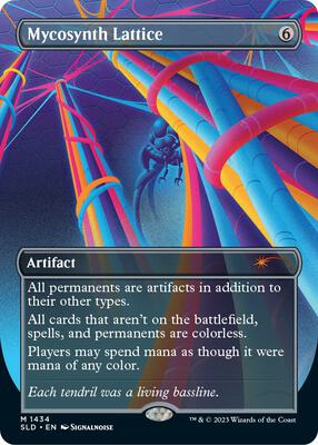 Mycosynth Lattice card from Secret Lair Drop Series