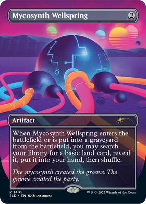 Mycosynth Wellspring card from Secret Lair Drop Series
