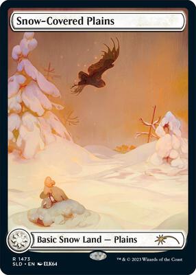 Snow-Covered Plains (1473) card from Secret Lair Drop Series