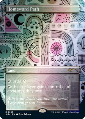 Homeward Path (1467) (Rainbow Foil) card from Secret Lair Drop Series
