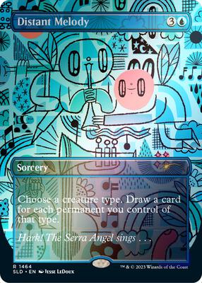 Distant Melody (1464) (Rainbow Foil) card from Secret Lair Drop Series