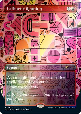 Cathartic Reunion (1465) (Rainbow Foil) card from Secret Lair Drop Series