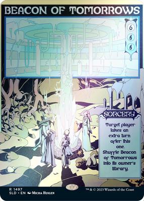 Beacon of Tomorrows (Rainbow Foil) card from Secret Lair Drop Series