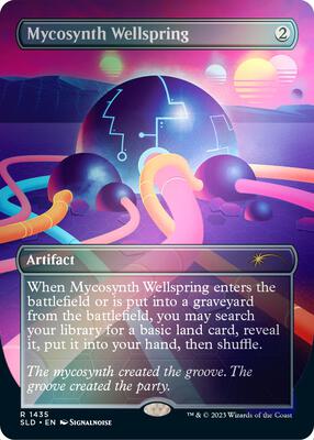 Mycosynth Wellspring (Rainbow Foil) card from Secret Lair Drop Series