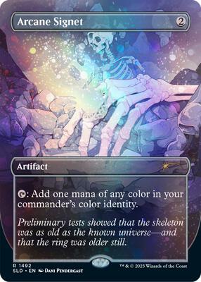 Arcane Signet (1492) (Galaxy Foil) card from Secret Lair Drop Series