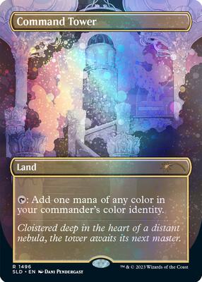 Command Tower (1496) (Galaxy Foil) card from Secret Lair Drop Series