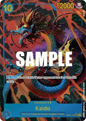 Kaido (118) (Alternate Art) card from Awakening of the New Era