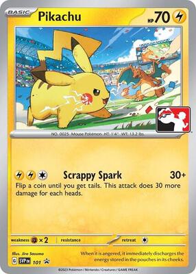 Pikachu - 101 card from SV: Scarlet & Violet Promo Cards