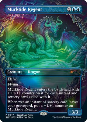 Murktide Regent card from Secret Lair Showdown