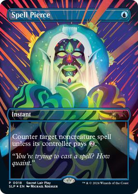 Spell Pierce card from Secret Lair Showdown