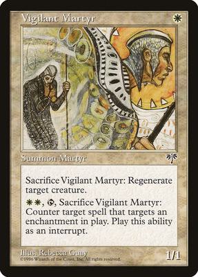 Vigilant Martyr card from Mirage