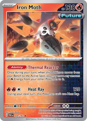 Iron Moth - 028/182 (Cosmos Holo) card from Miscellaneous Cards & Products
