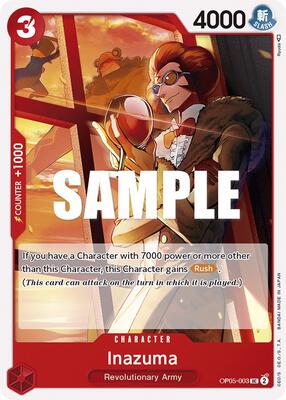 Inazuma card from Awakening of the New Era