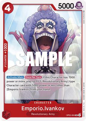 Emporio.Ivankov card from Awakening of the New Era