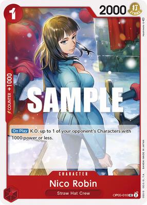Nico Robin card from Awakening of the New Era