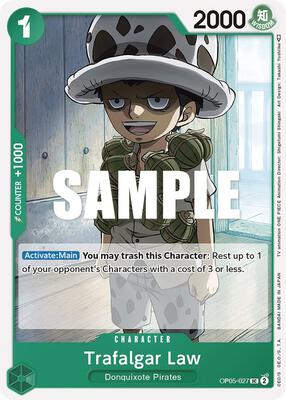 Trafalgar Law (027) card from Awakening of the New Era