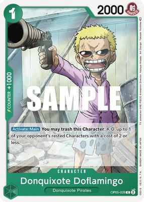 Donquixote Doflamingo (028) card from Awakening of the New Era
