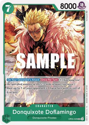 Donquixote Doflamingo (029) card from Awakening of the New Era