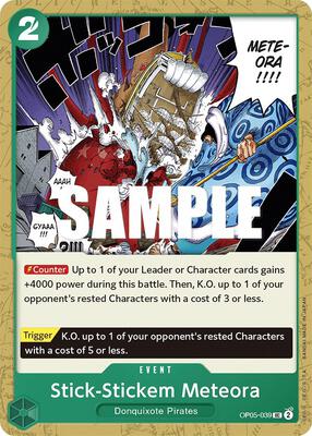 Stick-Stickem Meteora card from Awakening of the New Era