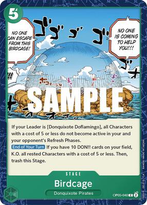 Birdcage card from Awakening of the New Era