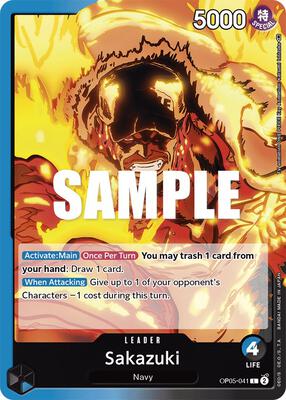 Sakazuki card from Awakening of the New Era
