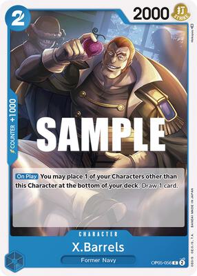 X.Barrels card from Awakening of the New Era